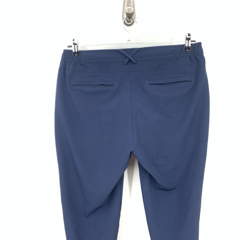 Mack Weldon Men Size Large Pants‎ Blue Performance Slim Straight Joggers Stretch